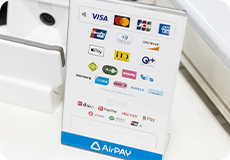 キャッシュレス決済に対応